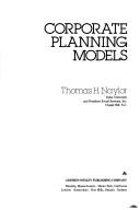 Cover of: Corporate planning models