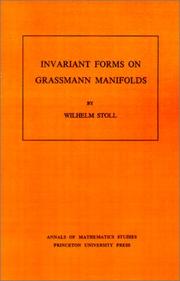 Cover of: Invariant forms on Grassmann manifolds