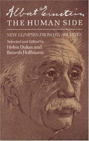 Cover of: Albert Einstein, the human side by Albert Einstein