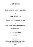 Journal of a residence and travels in Colombia, during the years 1823 and 1824 by Charles Stuart Cochrane