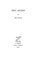 Cover of: Fast asleep: [poems]