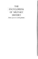 Cover of: The encyclopedia of military history from 3500 B.C. to the present by Richard Ernest Dupuy