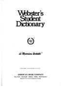 Cover of: Webster's student dictionary.