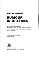 Rumour in Orléans by Edgar Morin