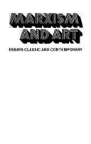Cover of: Marxism and art