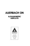 Cover of: Auerbach on alphanumeric displays.