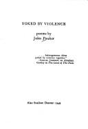 Cover of: Yoked by violence: poems