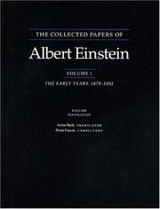 Cover of: The collected papers of Albert Einstein
