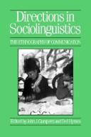 Cover of: Directions in sociolinguistics