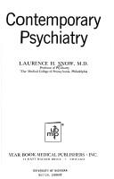 Cover of: Contemporary psychiatry