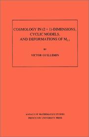 Cover of: Cosmology in (2+1)- dimensions, cyclic models, and deformations of M2,1