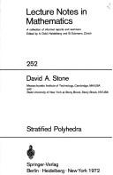 Cover of: Stratified polyhedra by David A. Stone