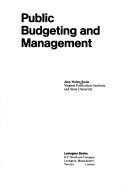 Public budgeting and management by Alan Walter Steiss