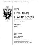 Cover of: IES lighting handbook; by Illuminating Engineering Society.