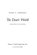 Cover of: The desert world by David Francis Costello