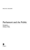 Cover of: Parliament and the public