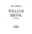 Cover of: William Bronk by Cid Corman, Cid Corman