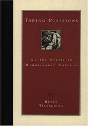 Cover of: Taking Positions by Bette Talvacchia, Bette Talvacchia