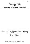Cover of: Technical aids to teaching in higher education by Colin Flood Page