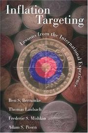 Cover of: Inflation Targeting by Ben S. Bernanke, Thomas Laubach, Frederic S. Mishkin, Adam S. Posen