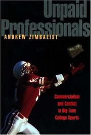Cover of: Unpaid Professionals | Andrew Zimbalist