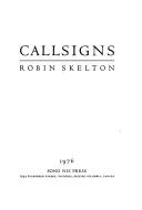 Cover of: Callsigns