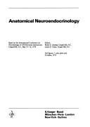 Cover of: Anatomical neuroendocrinology