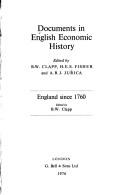 Cover of: England since 1760