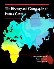Cover of: The history and geography of human genes by Luigi Luca Cavalli-Sforza
