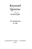 Cover of: Raymond Queneau