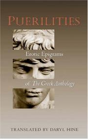 Cover of: Puerilities: erotic epigrams of The Greek anthology