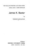 James K. Baxter by Vincent O'Sullivan