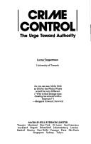 Cover of: Crime control by Lorne Tepperman, Lorne Tepperman