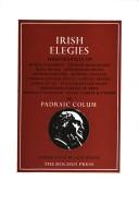 Irish elegies by Padraic Colum