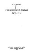 Cover of: The economy of England, 1450-1750