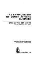 Cover of: The environment of South African business