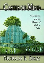 Cover of: Castes of Mind: Colonialism and the Making of Modern India.