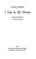 Cover of: I saw in my dream