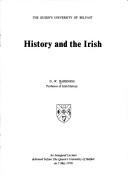 Cover of: History and the Irish