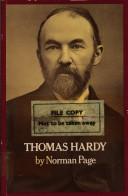 Cover of: Thomas Hardy by Norman Page