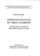 Cover of: Porticus Octavia in Circo Flaminio by Björn Olinder