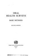 Cover of: Oral health surveys: basic methods.