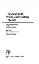 Cover of: The Australian Prices Justification Tribunal