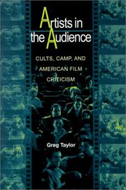 Cover of: Artists in the Audience by Greg Taylor