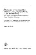 Cover of: Mechanics of feeding of the mallard (Anas platyrhynchos L.; Aves, Anseriformes): the lingual apparatus and the suction-pressure pump mechanism of straining