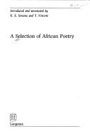 Cover of: A Selection of African poetry