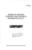 Cover of: Germany. by Organisation for Economic Co-operation and Development