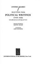 Cover of: Selections from political writings (1910-1920) by Antonio Gramsci