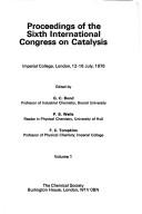 Cover of: Proceedings of the sixth International Congress on Catalysis, Imperial College, London, 12-16 July, 1976 | International Congress on Catalysis London, Eng. 1976.