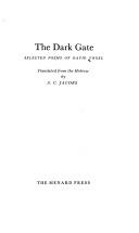 Cover of: The dark gate: selected poems of David Vogel